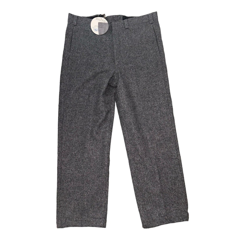 Dead Stock VTG 90 WOOLRICH Malone Wool 2000 gray tweed heavy hunting pants W 34